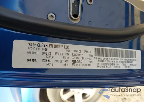 2010 Dodge Ram 1500 Slt/Sport/Trx from USA, damaged, VIN 1D7RB1GP3AS246496